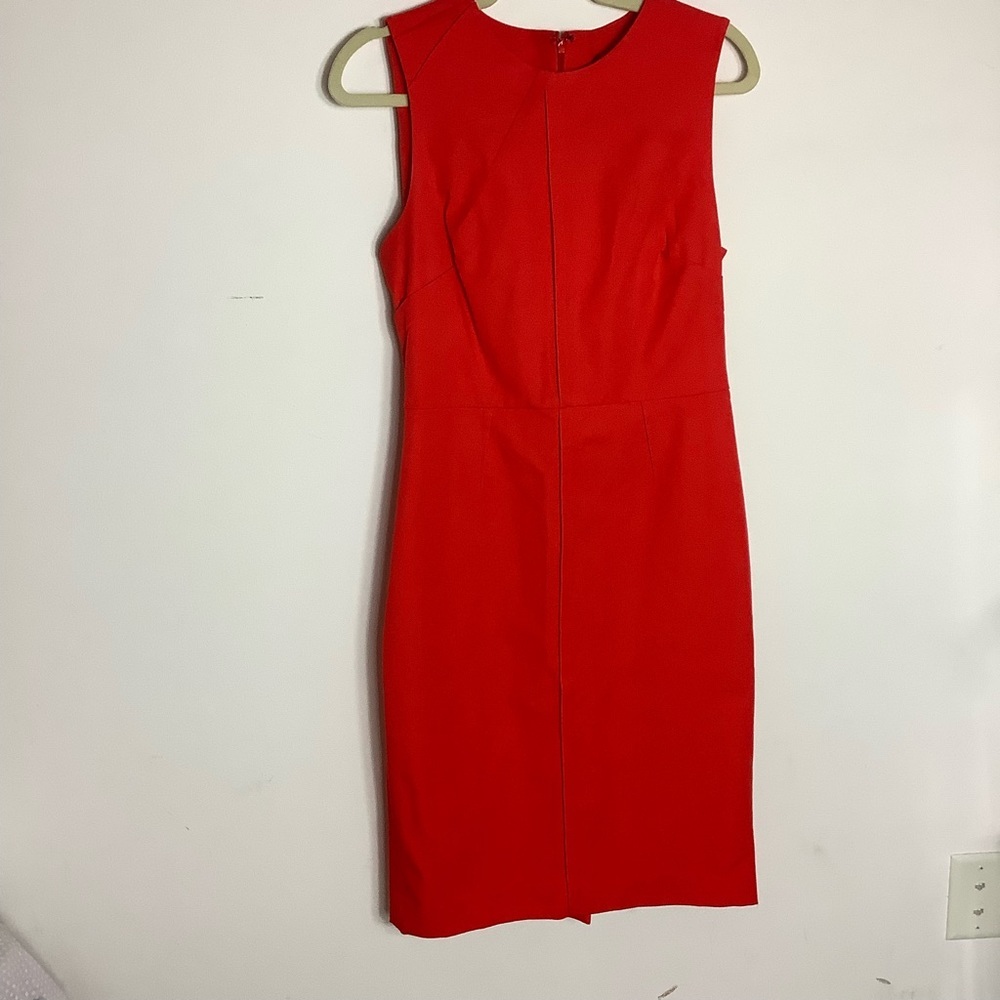 Banana Republic Sleeveless Bistretch Red Dress